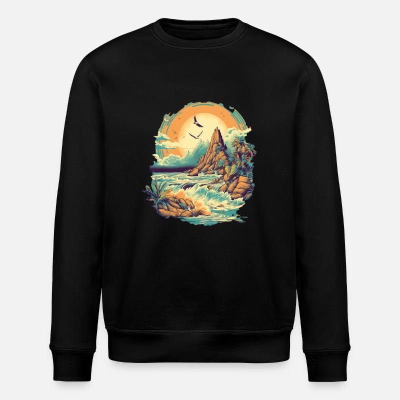 Strand - Stanley/Stella Unisex Bio-Sweatshirt ROLLER - Schwarz