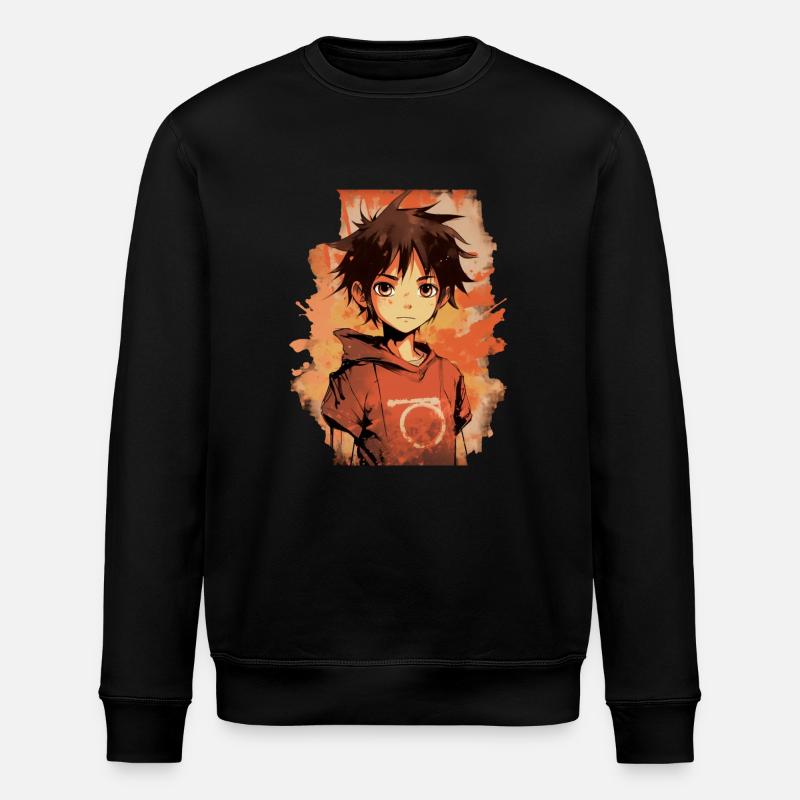 Garçon d’anime - Sweat bio ROLLER Stanley/Stella Unisexe - noir