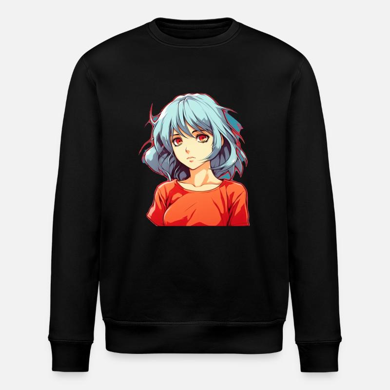 Anime Girl - Stanley/Stella Unisex Bio-Sweatshirt ROLLER - Schwarz