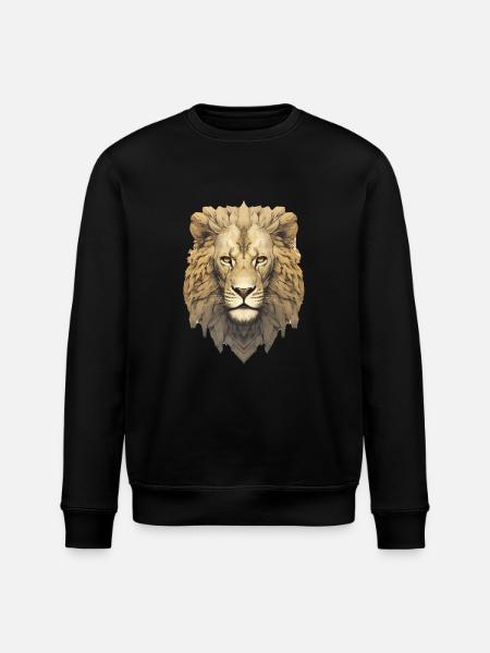 Löwe - Stanley/Stella Unisex Bio-Sweatshirt ROLLER - Schwarz