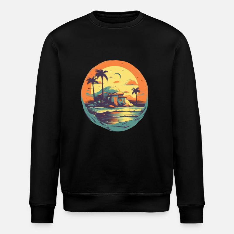 Strand - Stanley/Stella Unisex Bio-Sweatshirt ROLLER - Schwarz