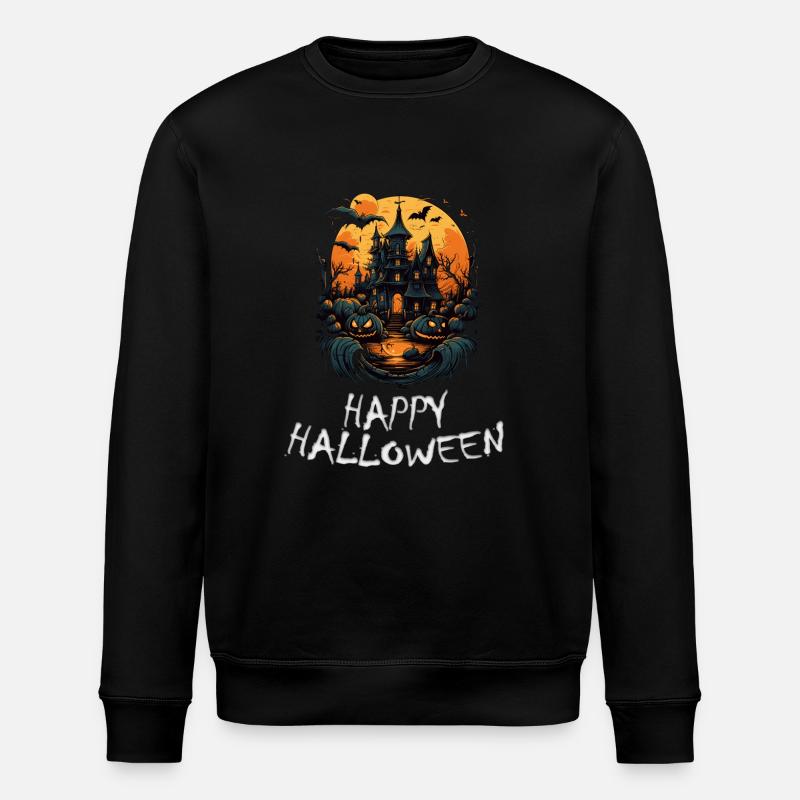 Halloween - Happy Halloween - Stanley/Stella Unisex Bio-Sweatshirt ROLLER - Schwarz