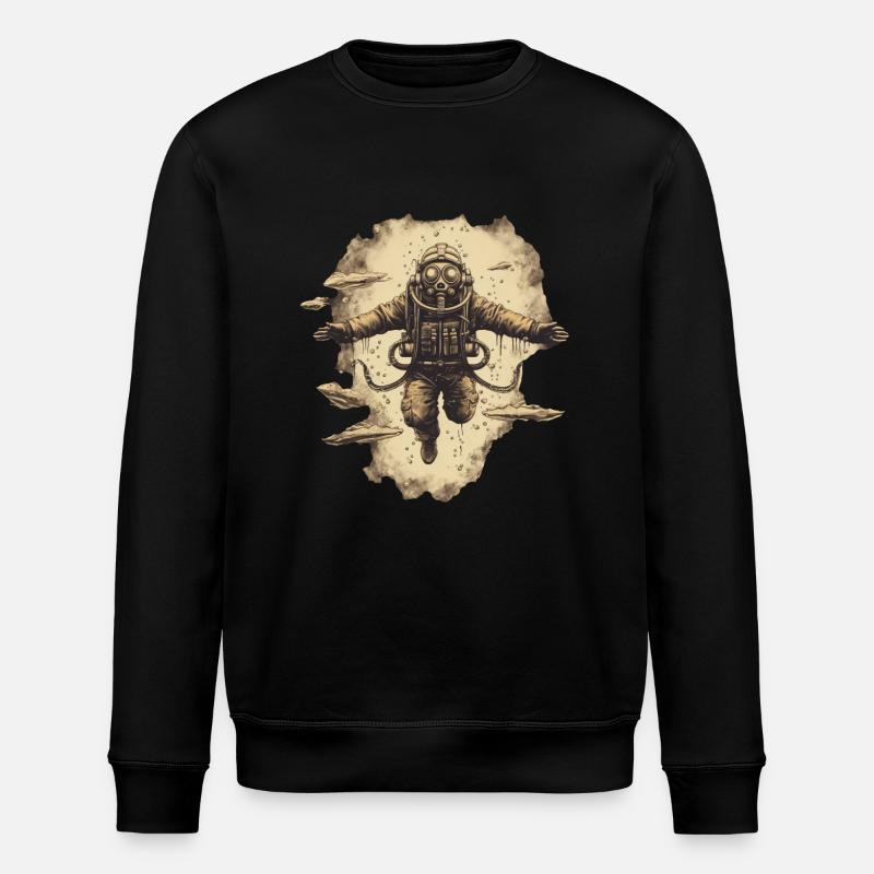 Taucher - Stanley/Stella Unisex Bio-Sweatshirt ROLLER - Schwarz