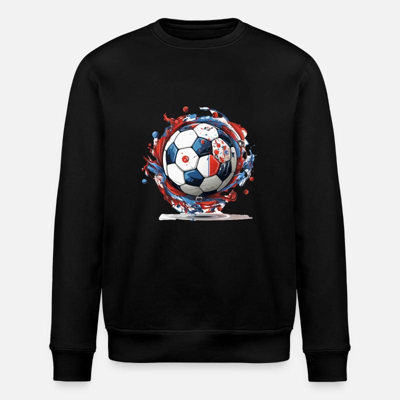 Fußball Ball - Stanley/Stella Unisex Bio-Sweatshirt ROLLER - Schwarz