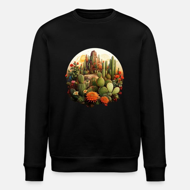 Cactus - Sweat bio ROLLER Stanley/Stella Unisexe - noir