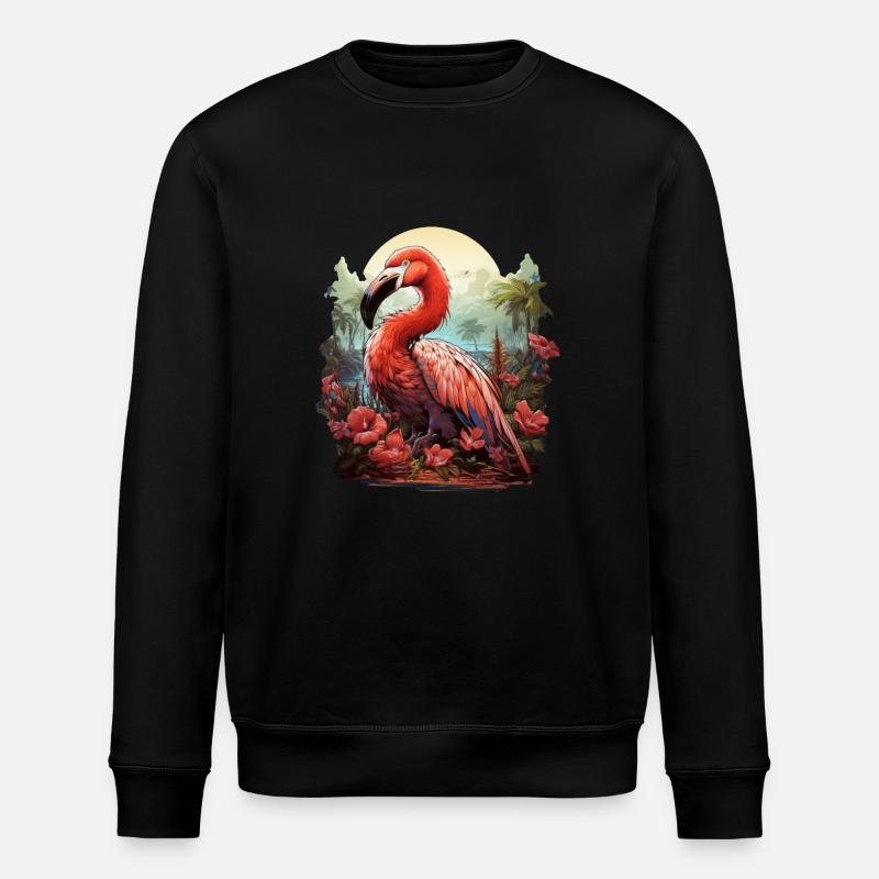 Flamant - Sweat bio ROLLER Stanley/Stella Unisexe - noir