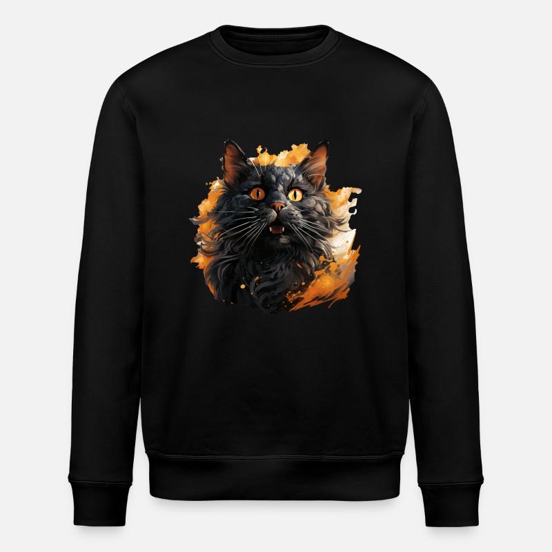 Chat - Sweat bio ROLLER Stanley/Stella Unisexe - noir