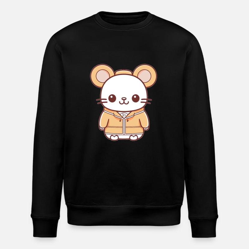 Souris - Style Kawaii - Sweat bio ROLLER Stanley/Stella Unisexe - noir