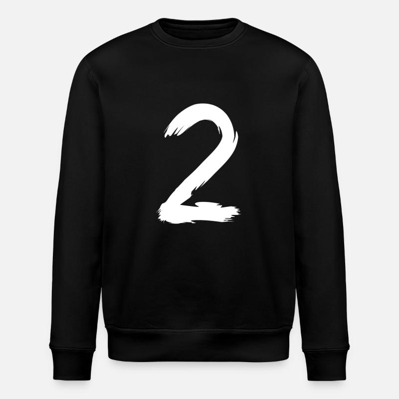 Numéro 2 Brosse - Sweat bio ROLLER Stanley/Stella Unisexe - noir
