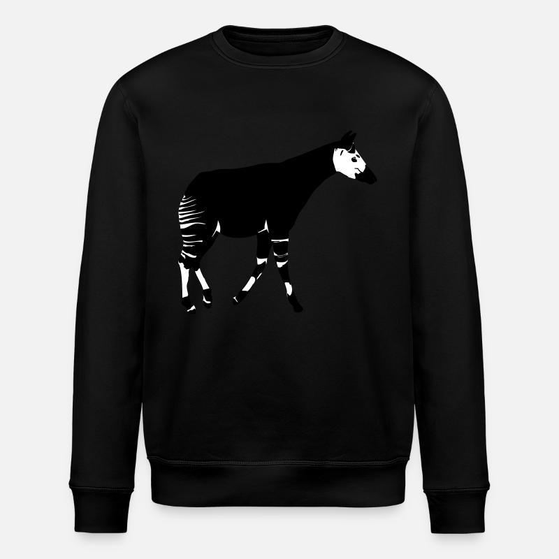 Okapi - Stanley/Stella Unisex Bio-Sweatshirt ROLLER - Schwarz