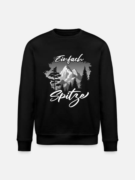Mountain Summit Simply Awesome - Stanley/Stella ROLLER Unisex Organic Sweatshirt - black