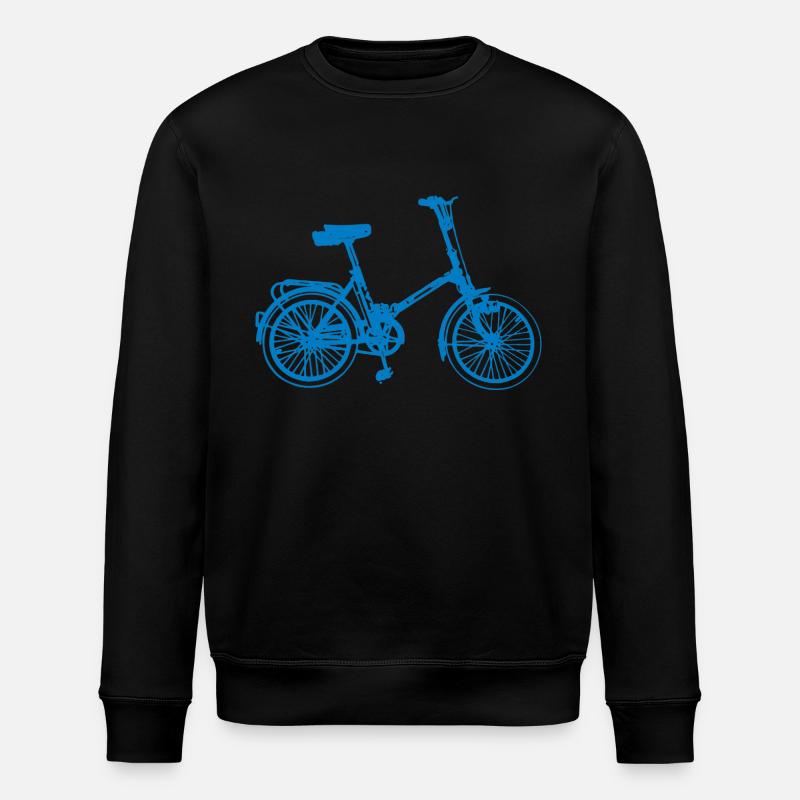 DDR Klapprad Klappfahrrad - Stanley/Stella Unisex Bio-Sweatshirt ROLLER - Schwarz