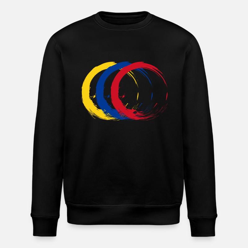 Drapeau Colombie - Sweat bio ROLLER Stanley/Stella Unisexe - noir