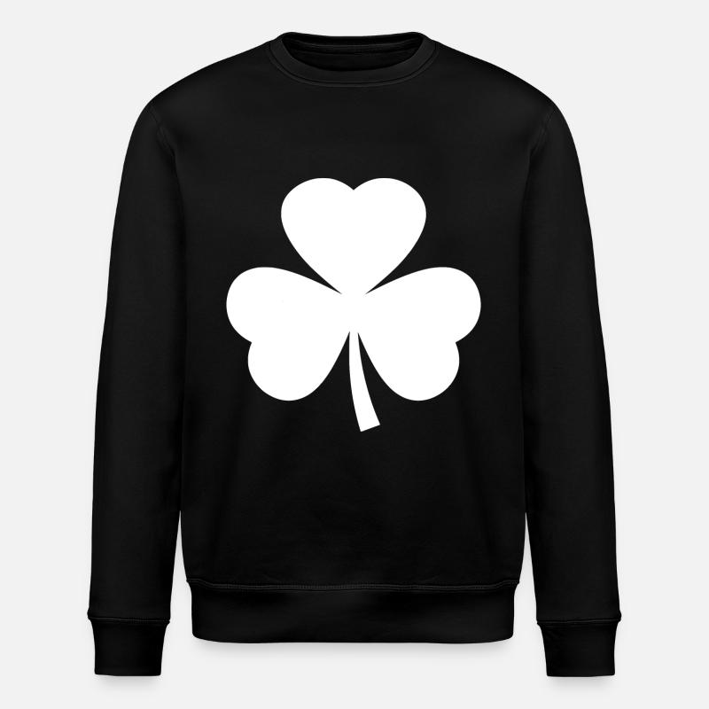 cloverleaf - Stanley/Stella ROLLER Unisex Organic Sweatshirt - black