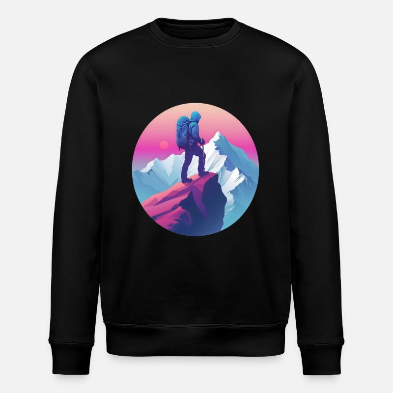 Randonneurs - Sweat bio ROLLER Stanley/Stella Unisexe - noir