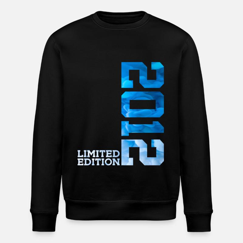 14TH BIRTHDAY LIMITED EDITION 2012 - Stanley/Stella ROLLER Unisex Organic Sweatshirt - black