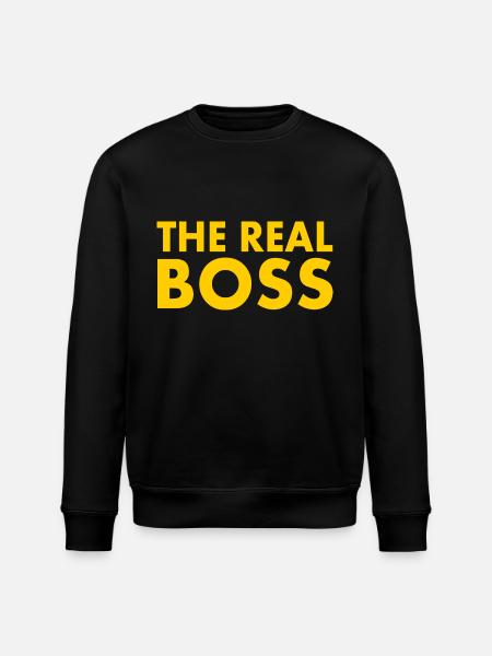 The real boss - Sweat bio ROLLER Stanley/Stella Unisexe - noir