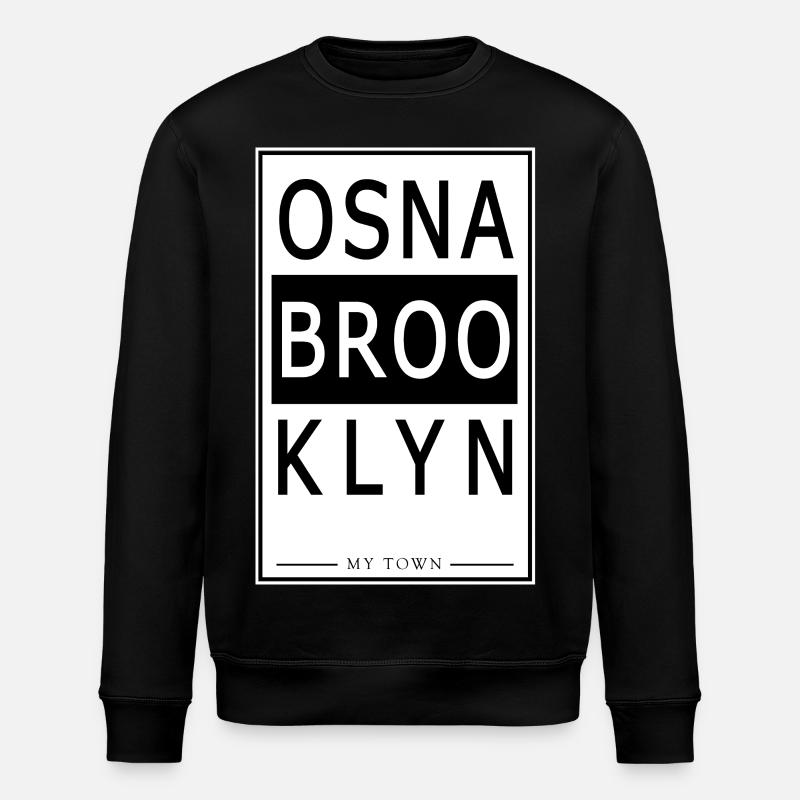 Osnabrooklyn - Stanley/Stella Unisex Bio-Sweatshirt ROLLER - Schwarz