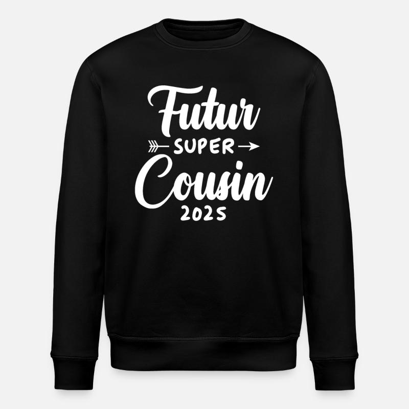 Futur super cousin 2025 - Sweat bio ROLLER Stanley/Stella Unisexe - noir