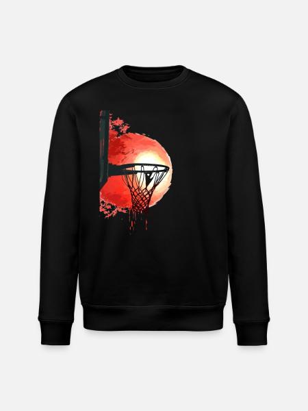 Streetball Sunset Dynamics - Stanley/Stella ROLLER Unisex Organic Sweatshirt - black