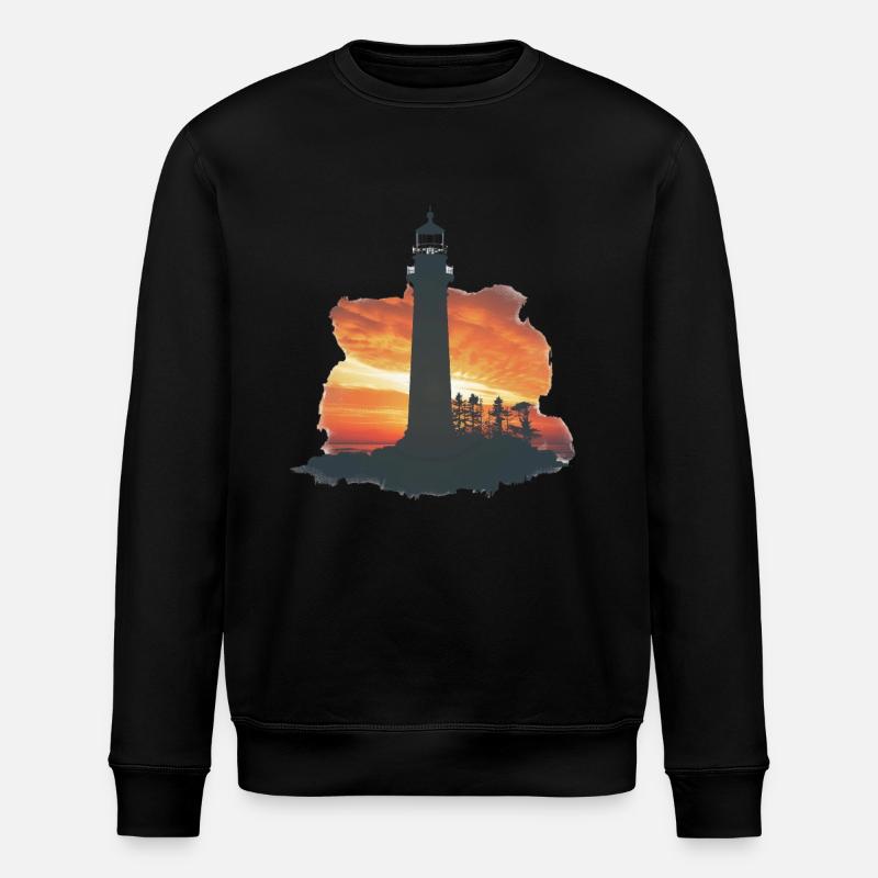 Leuchtturm - Stanley/Stella Unisex Bio-Sweatshirt ROLLER - Schwarz