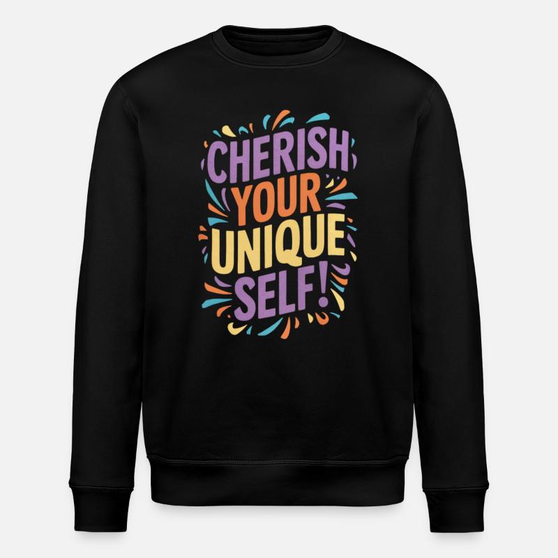 Chérissez votre message unique - Sweat bio ROLLER Stanley/Stella Unisexe - noir