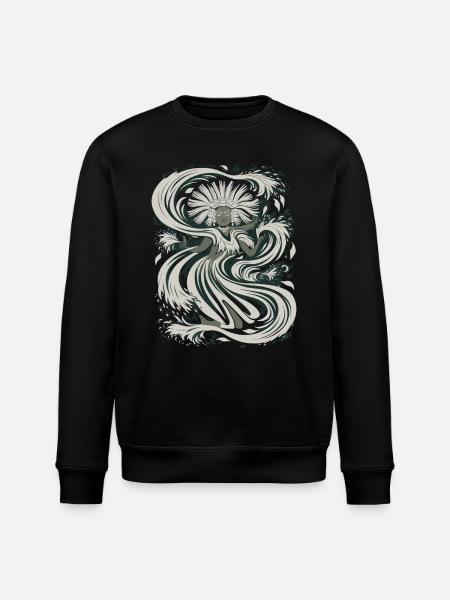 Aztec god Aztec mythology Chalchiuhtotolin - Stanley/Stella ROLLER Unisex Organic Sweatshirt - black