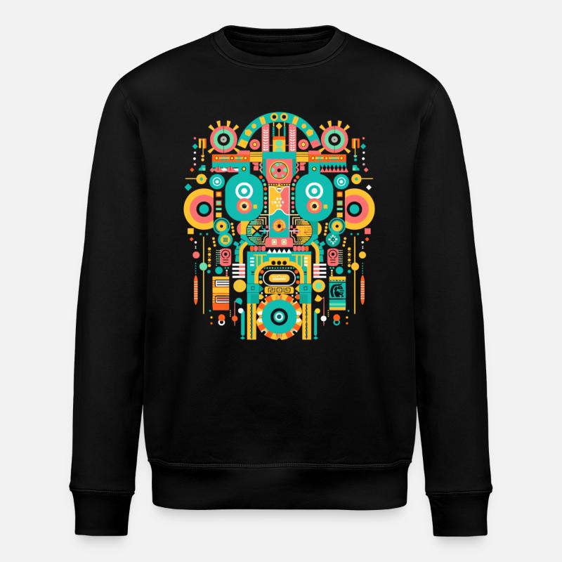 Dieu Maya Mythologie Maya Itzamna - Sweat bio ROLLER Stanley/Stella Unisexe - noir