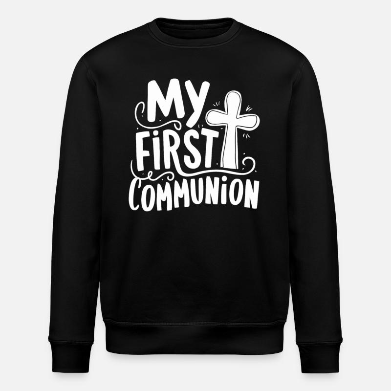 Ma première communion - Sweat bio ROLLER Stanley/Stella Unisexe - noir