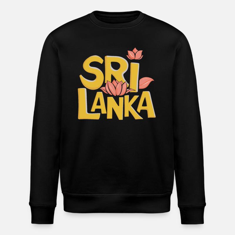 Sri Lanka Souvenir Blossoms Design - Sweat bio ROLLER Stanley/Stella Unisexe - noir
