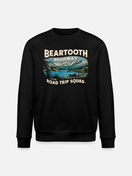 Beartooth Highway Road Trip Squad - Stanley/Stella Unisex Bio-Sweatshirt ROLLER - Schwarz