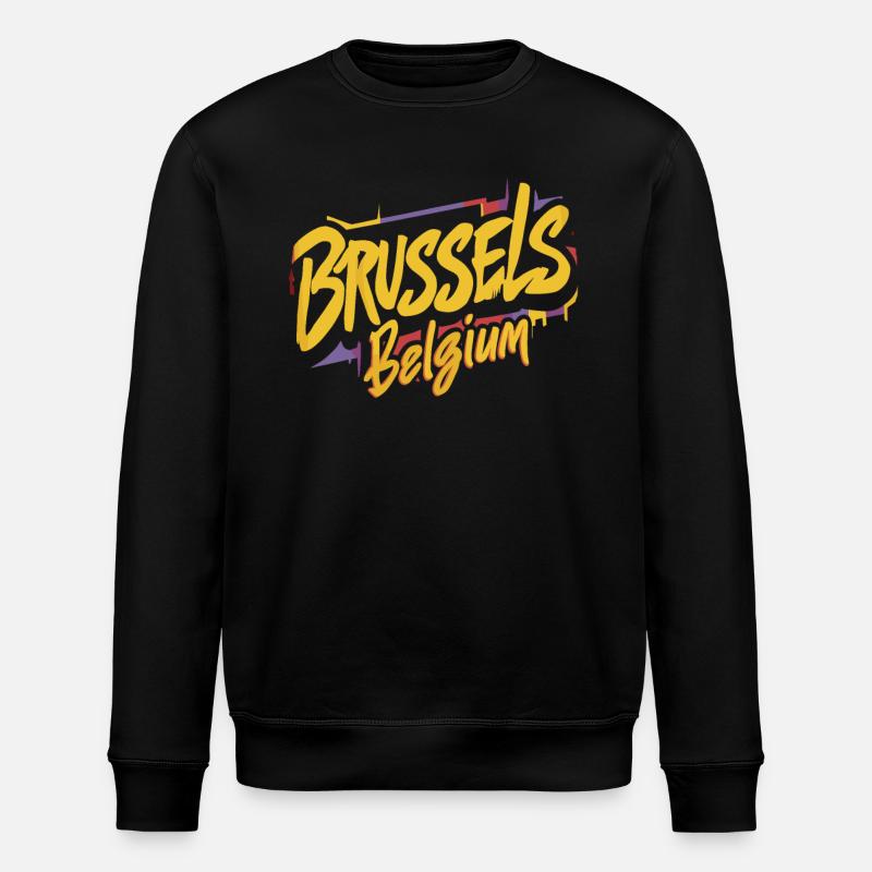 Mémoire souvenir de Varsovie Pologne - Sweat bio ROLLER Stanley/Stella Unisexe - noir