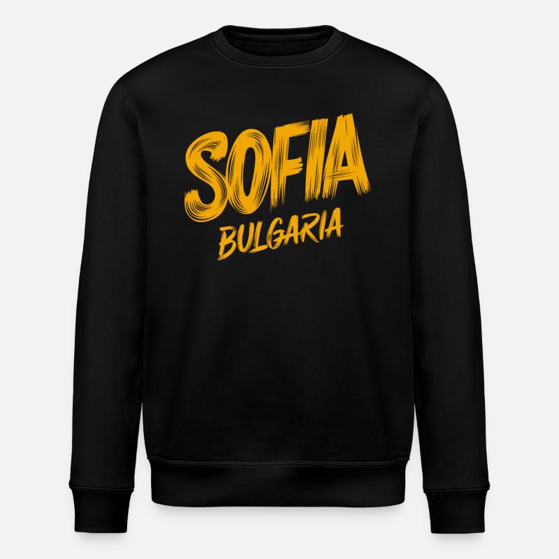 Sofia Bulgarien Souvenir - Stanley/Stella Unisex Bio-Sweatshirt ROLLER - Schwarz