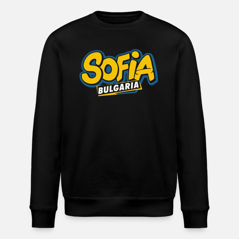 Souvenir Sofia Bulgarie - Sweat bio ROLLER Stanley/Stella Unisexe - noir