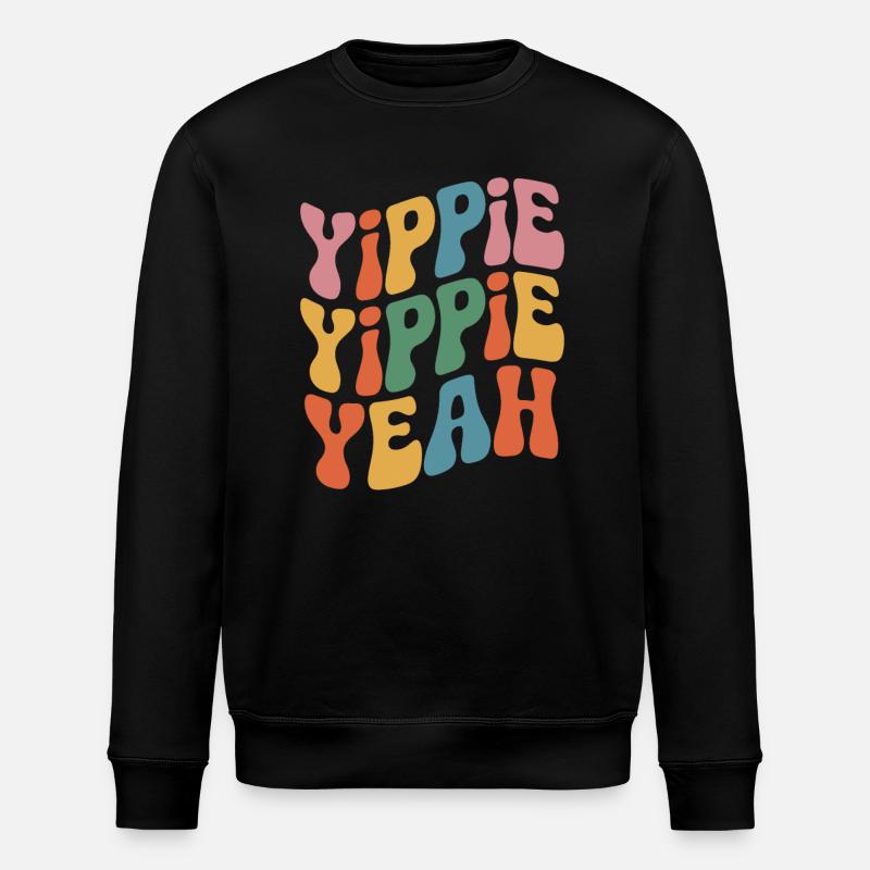 Yippie Yippie oui - Sweat bio ROLLER Stanley/Stella Unisexe - noir