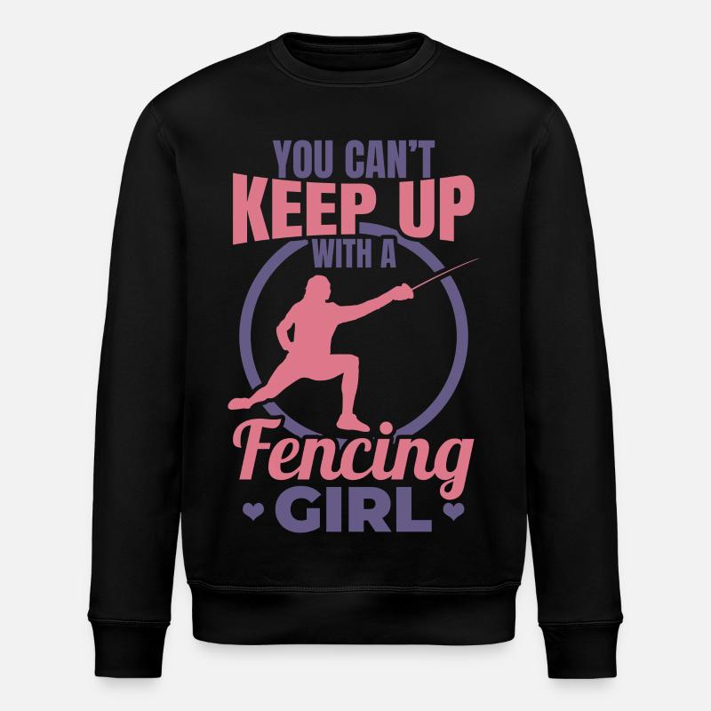 Fecht Mädchen - Stanley/Stella Unisex Bio-Sweatshirt ROLLER - Schwarz