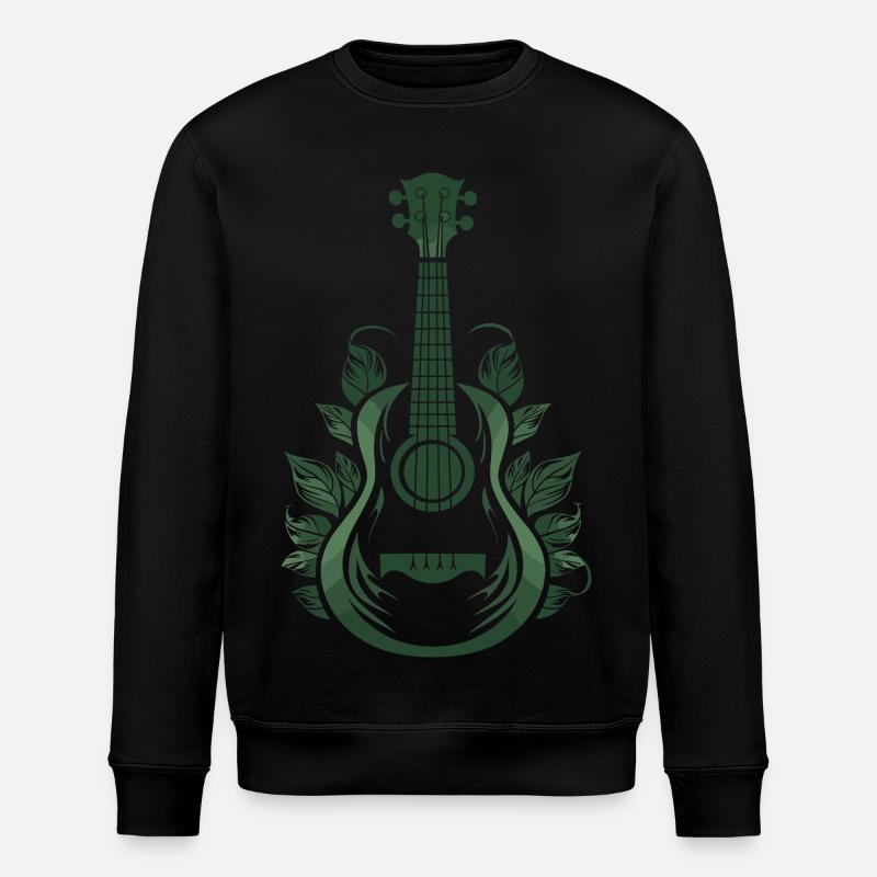 Ukulele Cartoon Look - Stanley/Stella Unisex Bio-Sweatshirt ROLLER - Schwarz