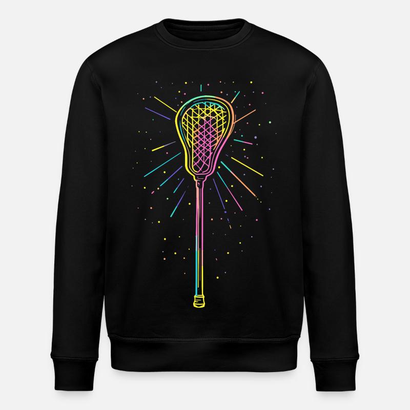 Lacrosse sticks - Stanley/Stella ROLLER Unisex Organic Sweatshirt - black