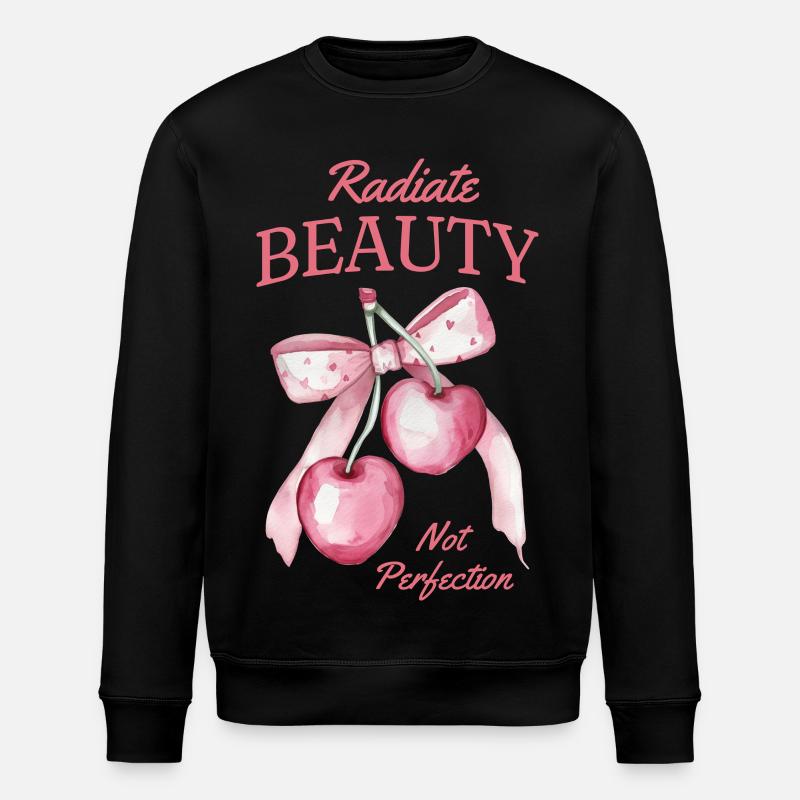 Kirschen Obstliebe Sauerkirschen Vitamine - Stanley/Stella Unisex Bio-Sweatshirt ROLLER - Schwarz
