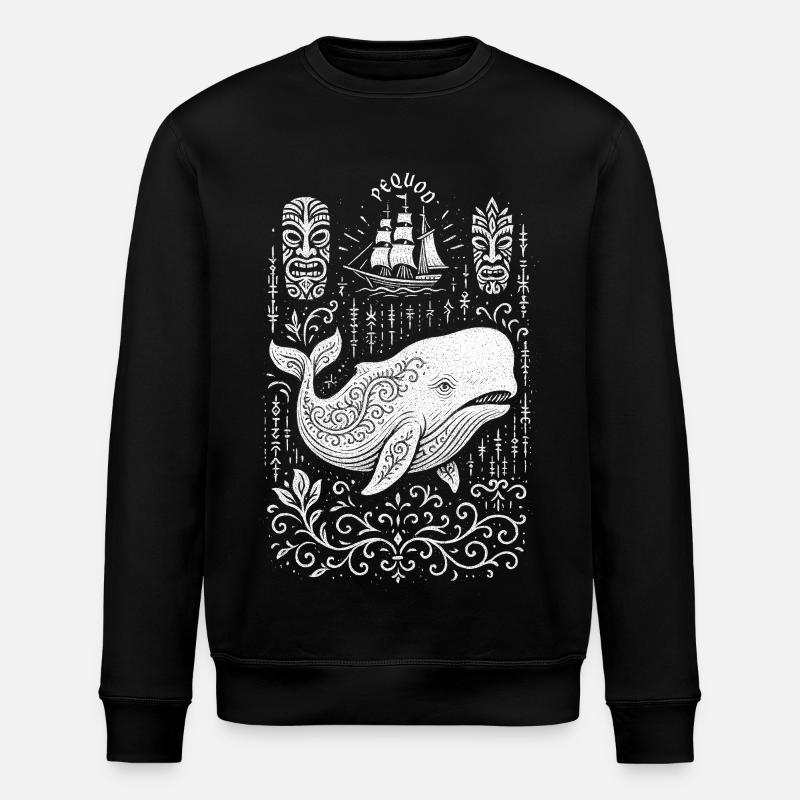 Moby Dick - Sweat bio ROLLER Stanley/Stella Unisexe - noir