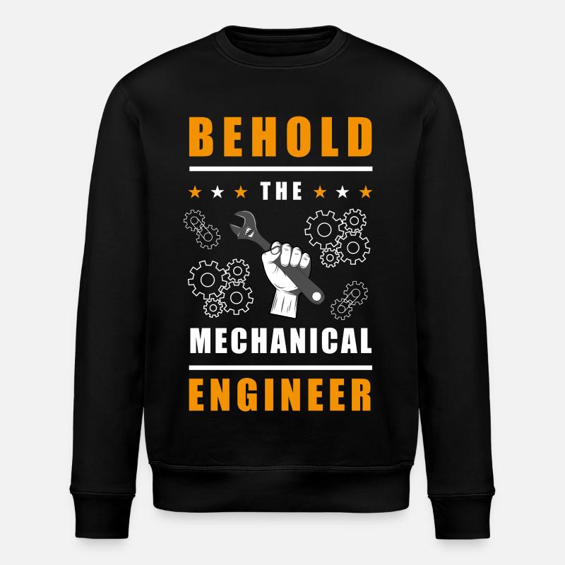 Mechanik-Ingenieur Design - Stanley/Stella Unisex Bio-Sweatshirt ROLLER - Schwarz