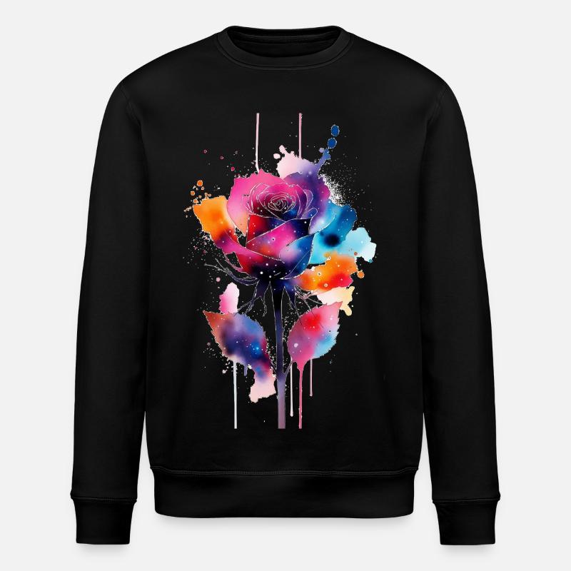 Blume - Stanley/Stella Unisex Bio-Sweatshirt ROLLER - Schwarz