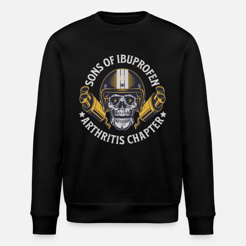 SONS OF IBUPROFEN ARTHRITIS CHAPTER - Stanley/Stella Unisex Bio-Sweatshirt ROLLER - Schwarz