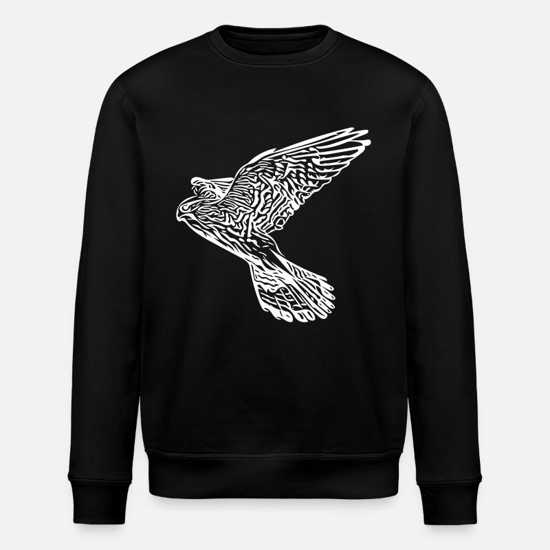 Falcon - Stanley/Stella ROLLER Unisex Organic Sweatshirt - black