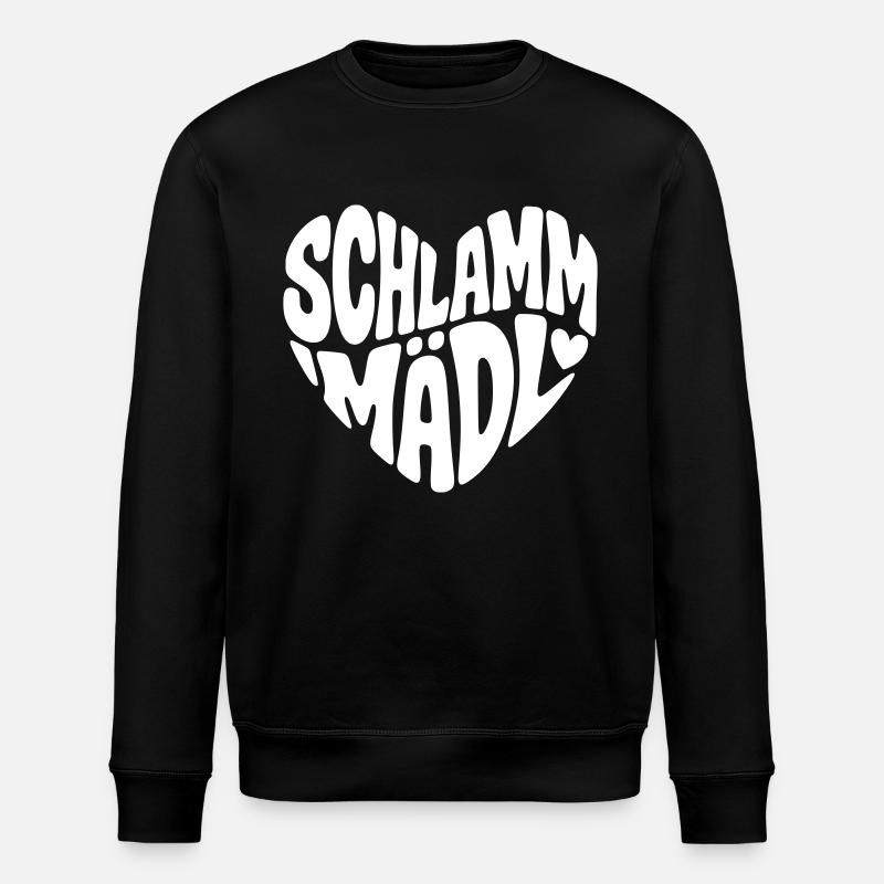 Schlamm Mädel - Stanley/Stella Unisex Bio-Sweatshirt ROLLER - Schwarz