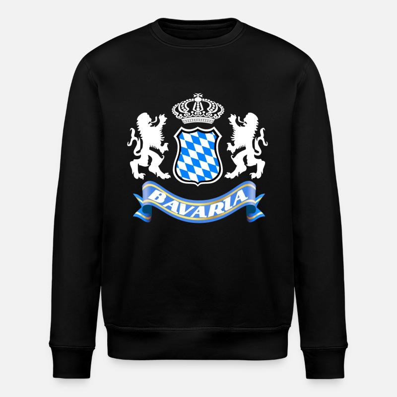 Wiesn Bavière Bavière Shirt - Sweat bio ROLLER Stanley/Stella Unisexe - noir