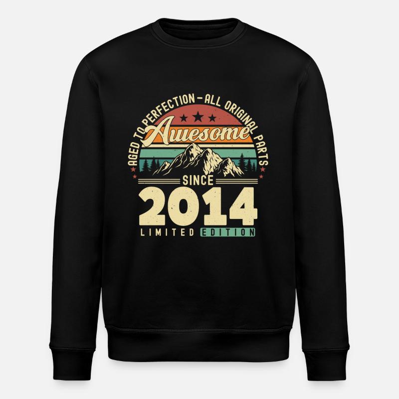 Génial depuis 2014 - Sweat bio ROLLER Stanley/Stella Unisexe - noir