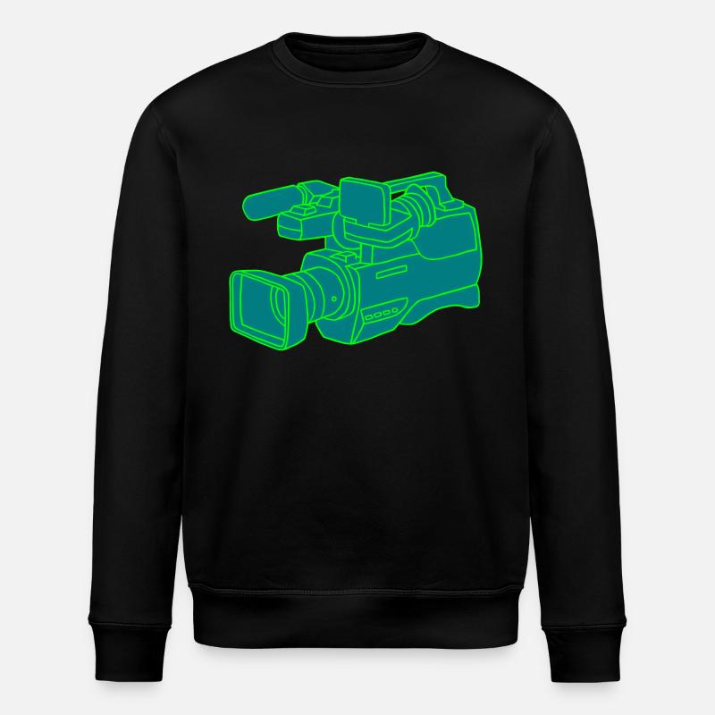 Videokamera 2 - Stanley/Stella Unisex Bio-Sweatshirt ROLLER - Schwarz