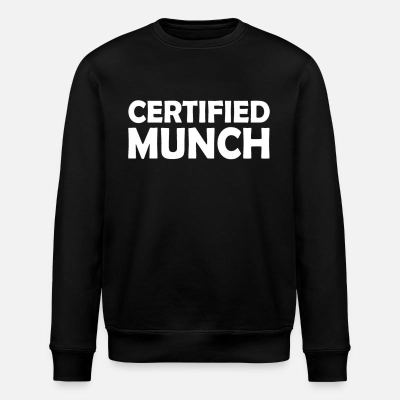 Certified munch - Stanley/Stella ROLLER Unisex Organic Sweatshirt - black