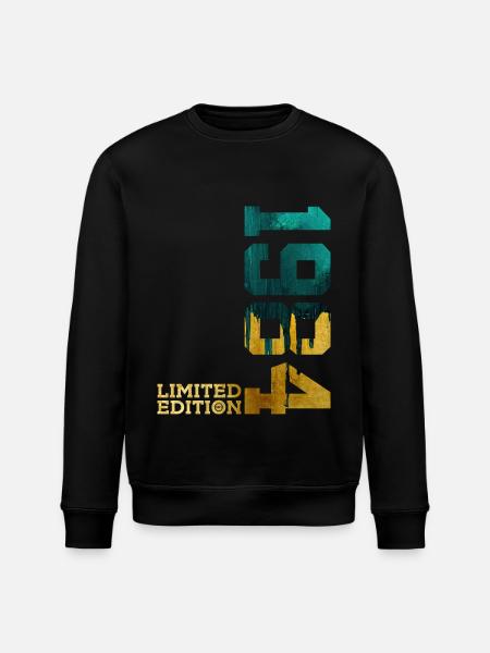42ND BIRTHDAY LIMITED EDITION 1984 - Stanley/Stella ROLLER Unisex Organic Sweatshirt - black